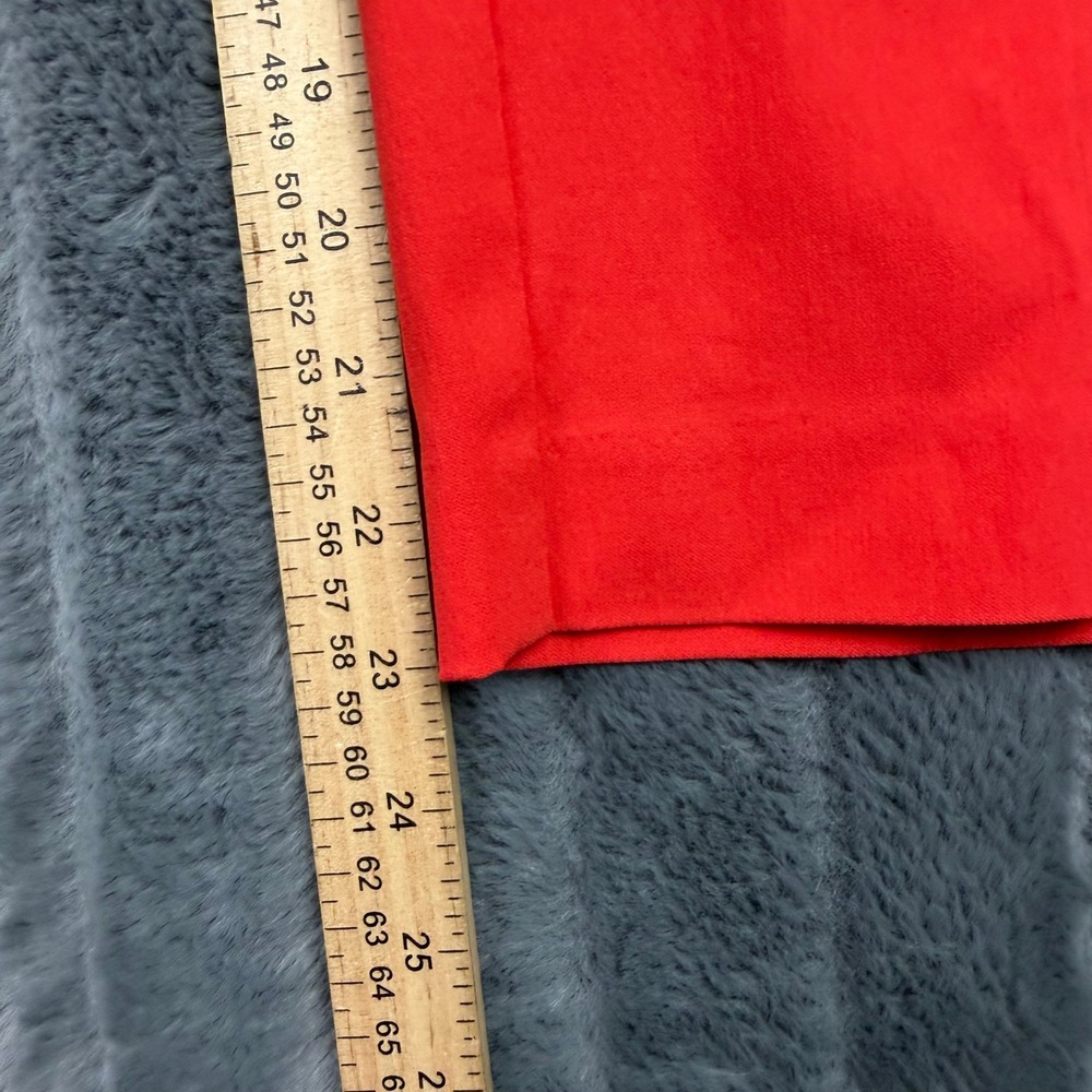 Alfani Woman Red Pull On Capri Pants Size 16W Cropped Trousers Stretch 14107 - Picture 4 of 8
